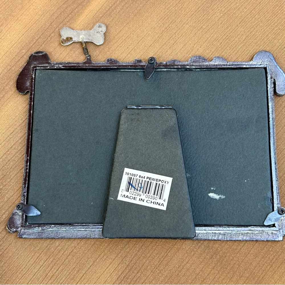 Dog Photo Frame Spoiled Rotten Pewter - Picture 6 of 9